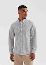 Camisa Básica Masculina Manga Longa Slim Xadrez