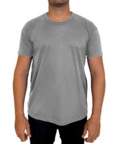 CAMISA BÁSICA MASCULINA POLIÉSTER MALHA PP Cinza