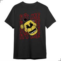 Camisa Básica Personalizada Jogos Filme Five Nights Horor At