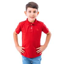 Camisa Básica Polo Infantil manga curta