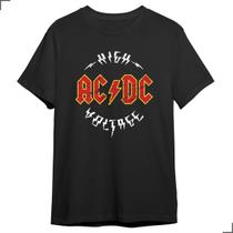 Camisa Básica Rock And Roll Ac Dc Heavy Metal Banda Show