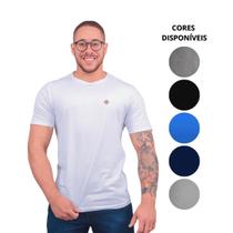 Camisa básica slim masculina malha premium