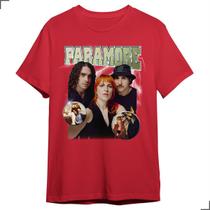 Camisa Básica T-Shirt Paramore Rock Alternativo Integrantes