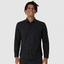 Camisa Básica Tradicional Masculina Em Tricoline Malwee