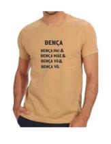 Camisa Básica Unissex Estampa Bença Pai Mãe Vó Vô Tecido 100% Poliéster