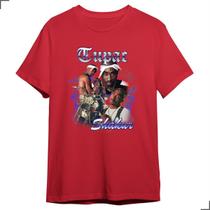 Camisa Básica Vintage Cantor Tupac Musica Hip Hop Rap Tumblr