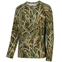 Camisa BASSDASH FS13M Hunting Camo Performance UPF50+ para homens