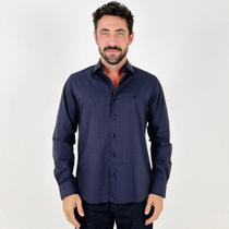 Camisa Baumgarten Xadrez Elegance Slim Manga Longa Masculina