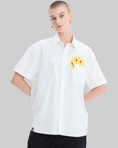 Camisa Baw x Smiley Over - Off White