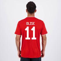 Camisa Bayern de Munique Mia San Mia 11 Olise Vermelha Camisa Bayern de Munique Mia San Mia 11 Olise Vermelha