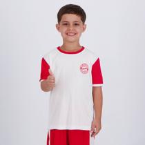 Camisa Bayern De Munique Stencil Infantil Branca