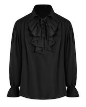 Camisa Bbalizko Pirate Vampire Renaissance Steampunk Gótica Masculina
