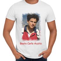 Camisa Beato Carlo Acutis Religiosa Igreja