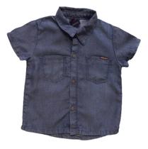 Camisa Bebê Masculina Jeans MC Dmenor Camisa Bebê Masculina Jeans MC Dmenor