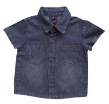 Camisa Bebê Masculina Jeans MC Dmenor