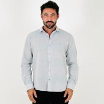 Camisa BGT Listrada Manga Longa Masculina Camisa BGT Listrada Manga Longa Masculina