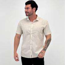 Camisa BGT Slim Manga Curta Masculina Camisa BGT Slim Manga Curta Masculina
