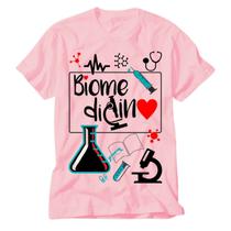 Camisa Biomedicina blusa a serviço por amor prevenir