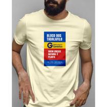 Camisa Bloquinho Tadalafilo Masculina Camisa Fantasia Carnaval 100 algodão Estiloso Confortavel