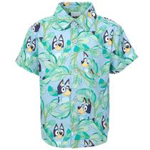 Camisa Bluey Little Boys Hawaiian Button Down 7-8 anos