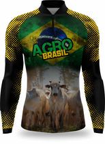 Camisa blusa agro com proterçao uv