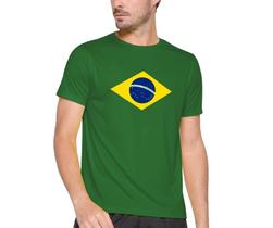 Camisa Blusa Camiseta do Brasil Masculina Feminina Unissex Patriota Com Bandeira Para Copa Camisa Blusa Camiseta do Brasil Masculina Feminina Unissex Patriota Com Bandeira Para Copa