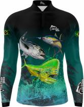 Camisa Blusa De Pesca Com Proterçao UV