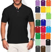 Camisa Blusa Gola Polo Masculina Adulta Cores