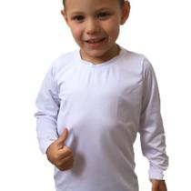 Camisa blusa Infantil Térmica Proteção Solar Uv Dry Fit
