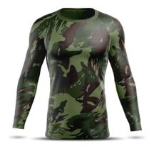Camisa Blusa Masculina Feminina Térmica Rash Guard Manga Longa Segunda Pele Tática Militar Bope Rota - 19K STORE