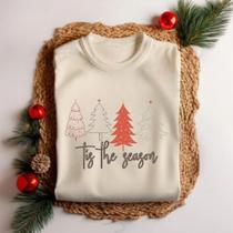 Camisa Blusa Modinha Natal Personalizada '' This The Season'' Pinheiros Papai Noel Camisa Blusa Modinha Natal Personalizada '' This The Season'' Pinheiros Papai Noel