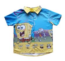 Camisa Bob esponja Juvenil meninos festa