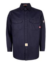 Camisa BOCOMAL FR Camisa azul marinha resistente a chamas NFPA2112 CAT2