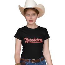 Camisa Boiadera Camiseta Rodeio Country Blusa Feminina Agronomia Bruta - adn