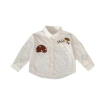 Camisa Bordada Com Estampa De Cogumelo Ocidental Para Bebê Menino Ou Menina De 1 a 3 Anos Primavera Camisa Bordada Com Estampa De Cogumelo Ocidental Para Bebê Menino Ou Menina De 1 a 3 Anos Primavera