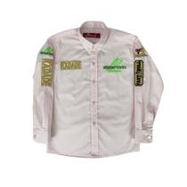 Camisa Bordada Country Infantil Radade Green Team Rosa Ref. 003094