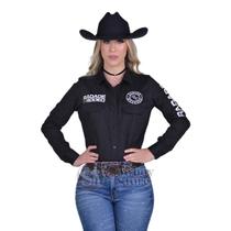 Camisa Bordada Radade New Western Country Cowgirl Pra Rodeio