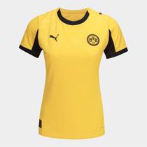 Camisa Borussia Dortmund 25/26 s/n Copa Torcedor Puma Feminina Camisa Borussia Dortmund 25/26 s/n Copa Torcedor Puma Feminina