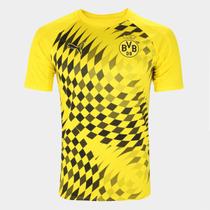 Camisa Borussia Dortmund Pré-jogo 24/25 Puma Masculina