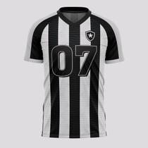 Camisa Botafogo Grammar Preta e Branca