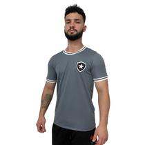 Camisa Botafogo Jacquard Cinza - Masculino