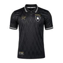 Camisa Botafogo Polo Retrô 1995 Túlio - Masculino Tamanho:GCor:Preto Camisa Botafogo Polo Retrô 1995 Túlio - Masculino Tamanho:GCor:Preto