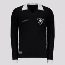 Camisa Botafogo Retrô Nilton Santos Manga Longa Preta Camisa Botafogo Retrô Nilton Santos Manga Longa Preta
