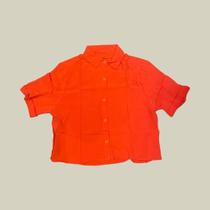 Camisa Botões Cropped Camisa Botões Cropped