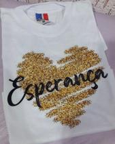Camisa branca com estampa