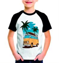 Camisa Branca Infantil Personalizada Estampada Verão