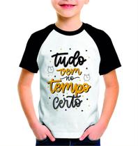 Camisa Branca Personalizada Estampada com Frase