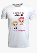 Camisa Branca Personalizada guardiã do segredo eu sei a resposta white