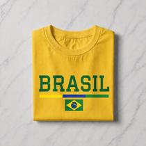 Camisa Brasil 100% Algodao Futebol Copa Churrasco Pagode Selecao Brasileira Hexa Copa Leve Estilosa