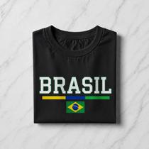Camisa Brasil 100% Algodao Futebol Copa Churrasco Pagode Selecao Brasileira Hexa Copa Leve Estilosa